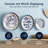 American Art Decor Blue & White Coastal Ceramic Wall Plate Set - 3pc