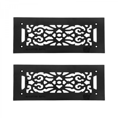 The Renovators Supply Inc. 5.5 in. W x 14 in. L Aluminum Aluminium Outdoor Grille / Return Vent Cover