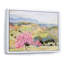 «Pink Mountain Tree in Autumn Landscape», peinture sur toile-1345879048-1345879093