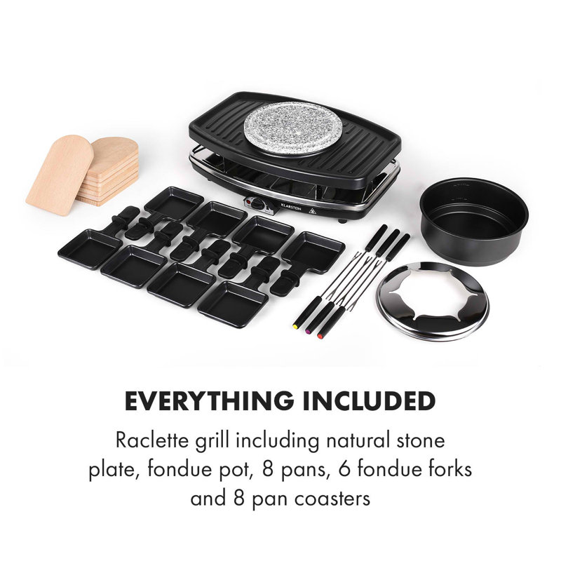 Klarstein Raclette Grill with Lid