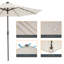 Parasol de marché éclairé 108 po Donyel-1789839465