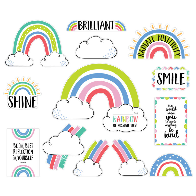 Ensemble de babillards Doodly Rainbows