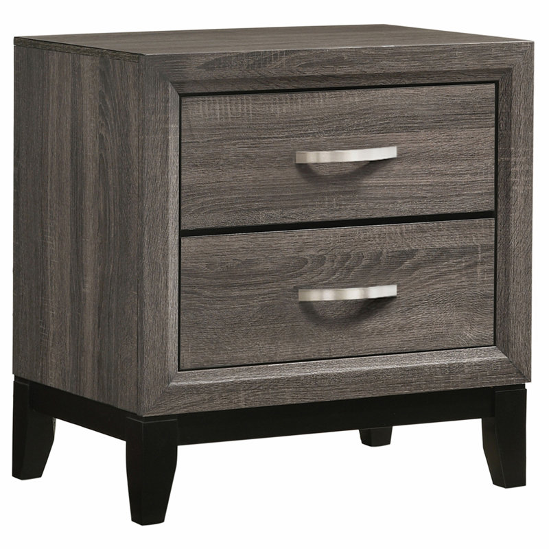 Cabrillo Grey Oak 4-piece Full Bedroom Set