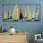 Handmade Decorative Metal Wall Accessory, 15.7 x 35.4 inches | 100% Metal, Thickness: 0.06 inches | Unique Hand-Painted Design with Color Variations | Easy Wall Hanging, Perfect for Home Decor and Art Lovers