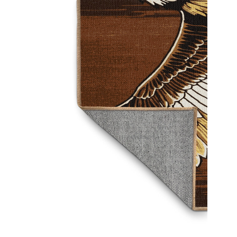  Tapis jaune lavable à bec cerf-volant, Tapis de couloir 2 pi x 4 pi