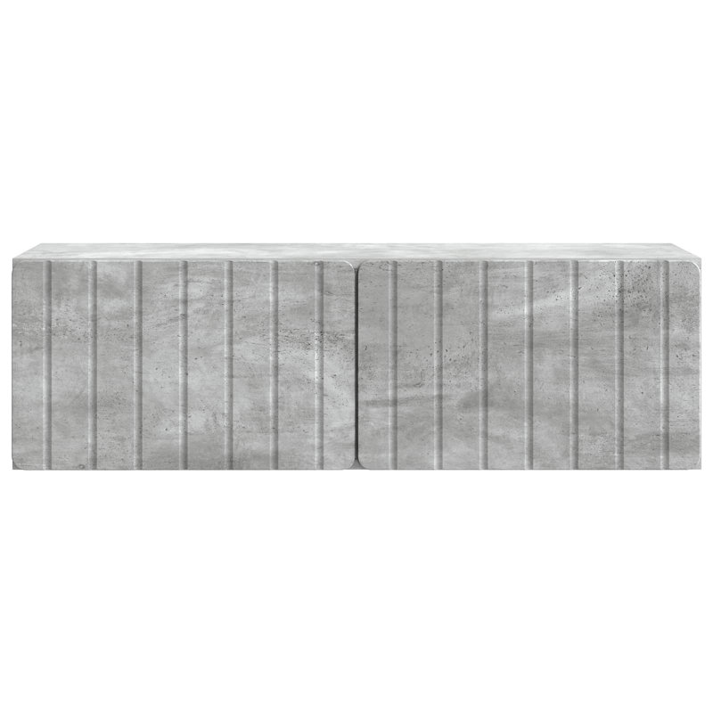 TV Stand, 30cm H x 98cm L x 31cm W, Concrete Grey