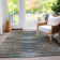 Alfonzo Washable Striped Indoor / Outdoor Rug