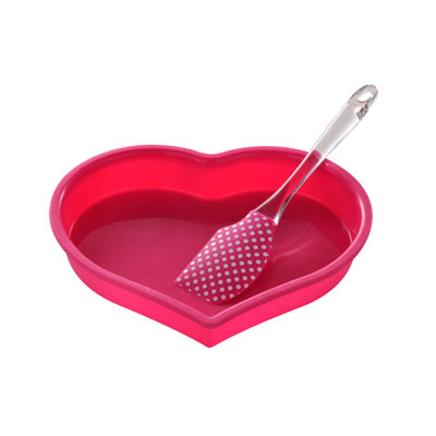 Silicone Heart Baking Set