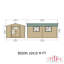 10 Ft. W x 16 Ft. D Shiplap Apex Wooden Shed-29355594