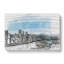 Skyline of Pittsburgh Pennsylvania in Abstract - Wrapped Canvas Drawing - Wrapped Canvas-55339627
