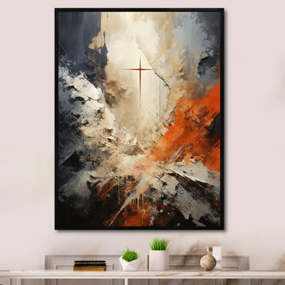 Minimalism Christianity Cross Dream - Christianity Large Wall Art