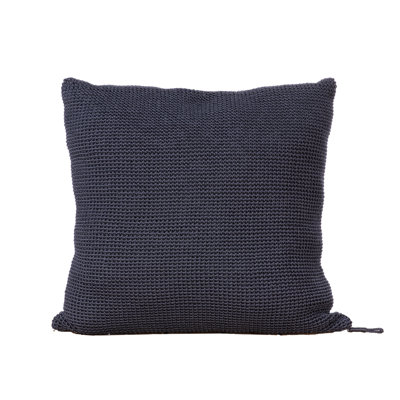 Turquoise Crocheted Toss Pillow 20"x20"
