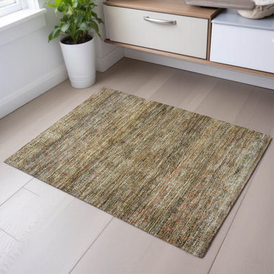 Premium Machine Washable Lyndhurst AMF1174 Stripes Rug
