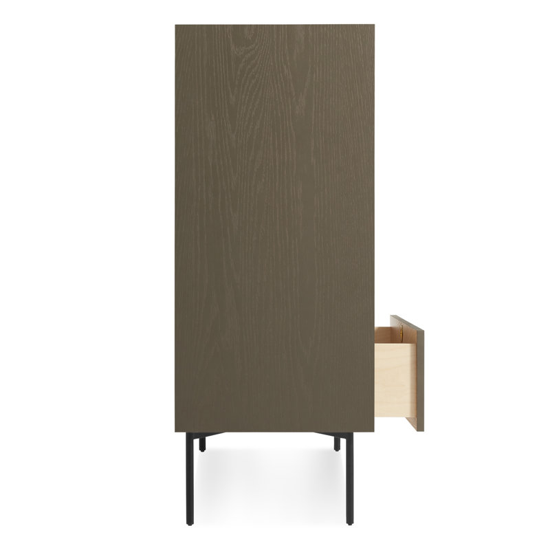 Peek 4 - Drawer Dresser, Dark Olive
