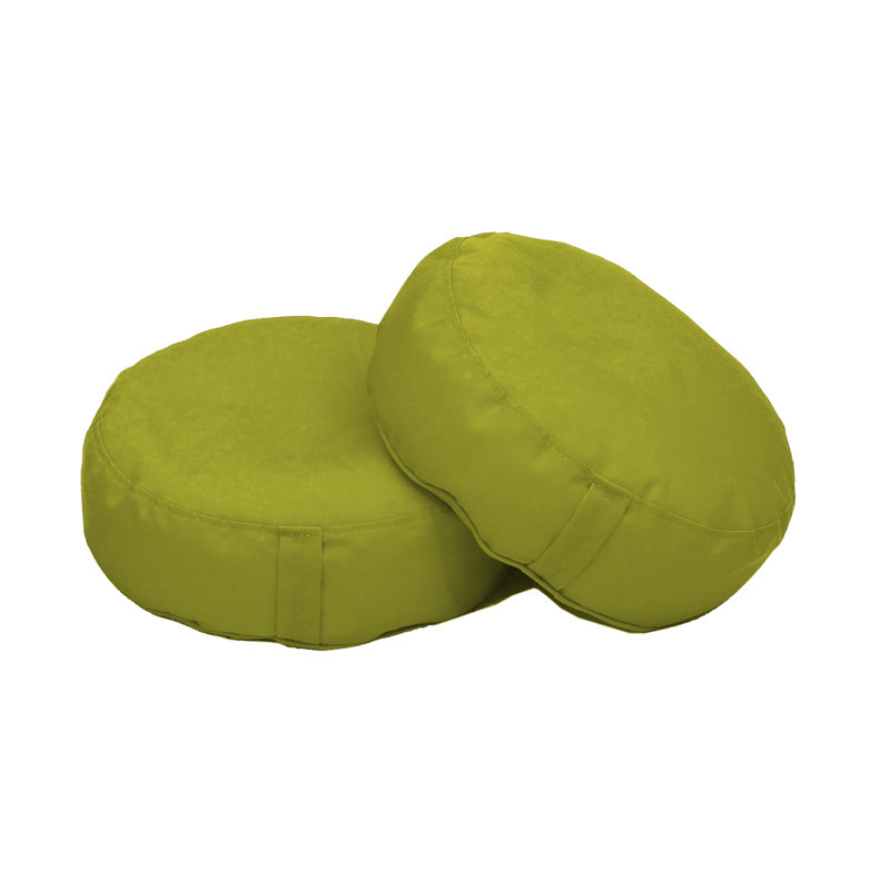 Coussin à billes rond 16 po Element, Lime