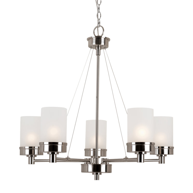 Kincer 5 - Light Dimmable Tiered Chandelier