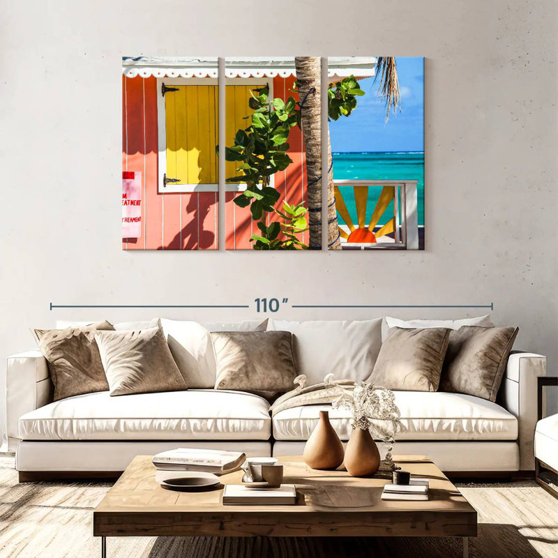 Lilie Caribbean Beach Cabana, 48" H x 74" W