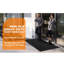 Entrance Mat Indoor Outdoor Heavy Duty Commercial Front Door Mats Carpet Black-112362947