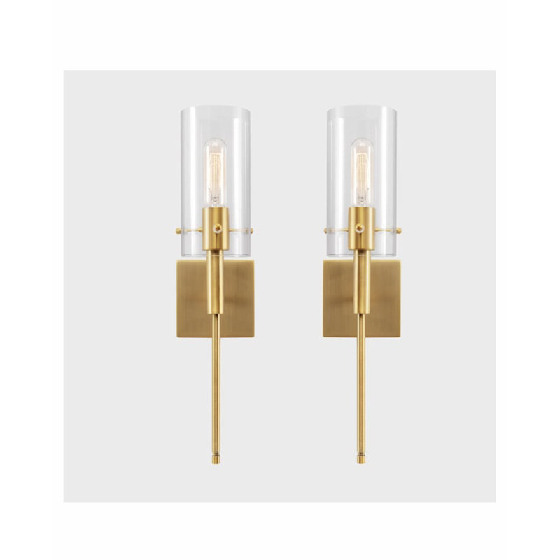 Candle Wall Light, Black