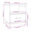 Union Rustic Bedside Cabinets 2 Pcs 40X34x45 Cm Solid Wood Pine-367824649-370755352