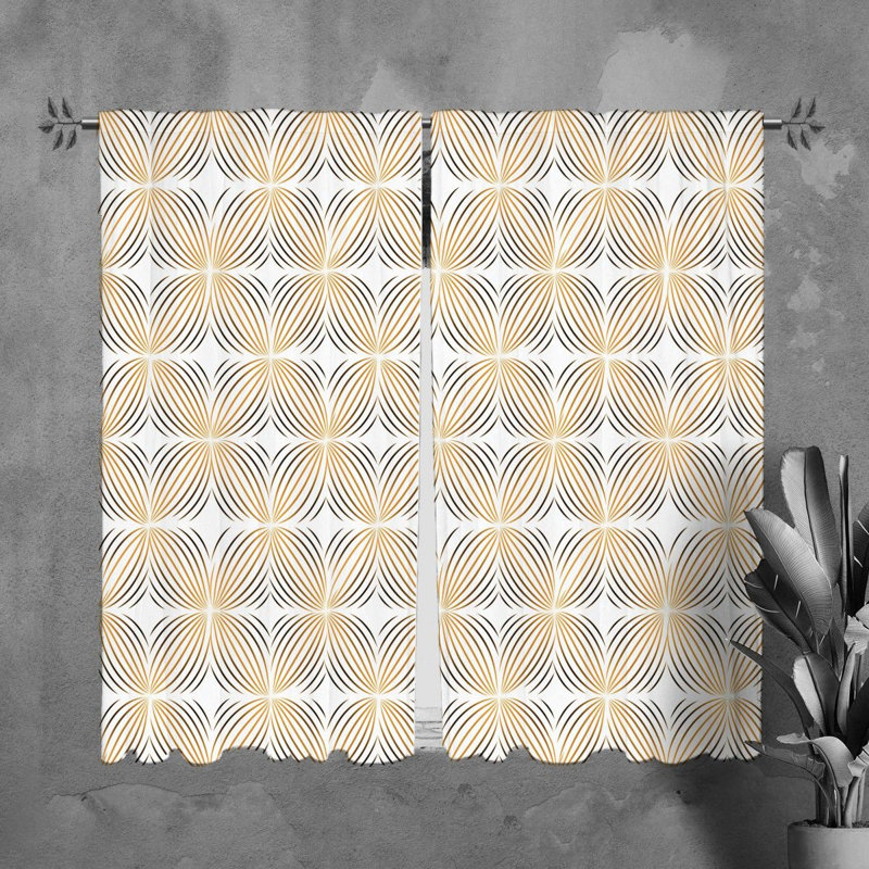 Paire de rideaux obscurcissant en polyester Kalief, L 20 po x L 61 po