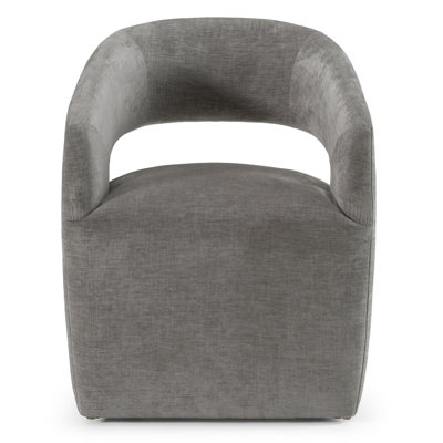 Alaijah Upholstered Swivel Armchair
