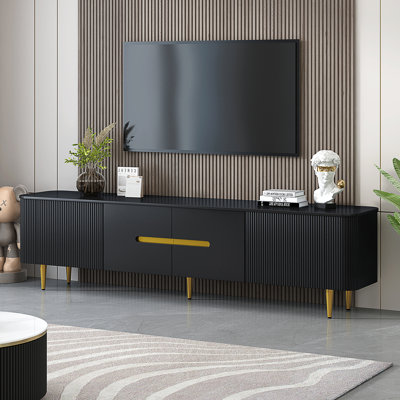 VIBE HAUS 78.7''Minimalist TV Stand For Tvs Up To 85 Inches