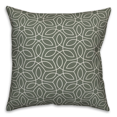  Floral Polyester Indoor/Outdoor Throw Pillow