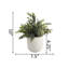 Plante eucalyptus artificielle 4 po dans un pot