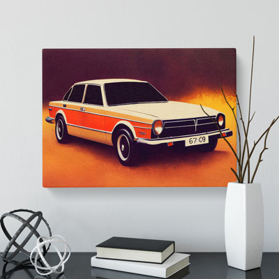 Classic Car - Wrapped Canvas