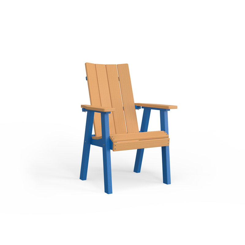 SOL Outdoor Dining Armchair, Pacific Blue
