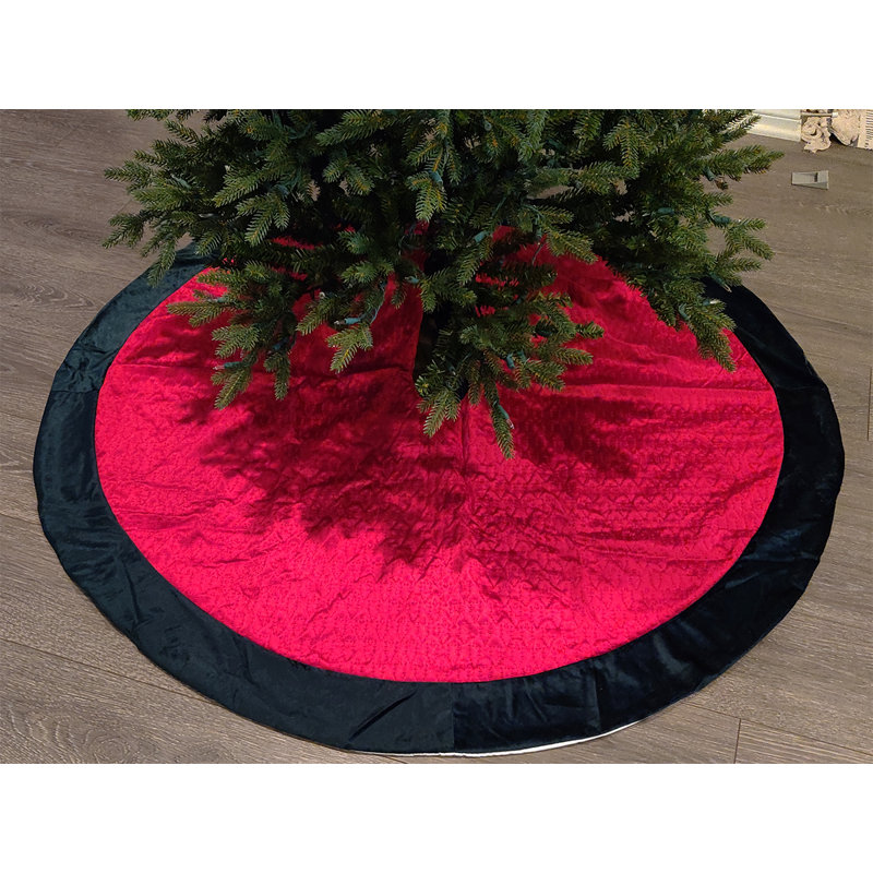 Jupes d'arbre en velours, L 52 po