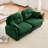 Chenille loveseat with tufted Cushion Backrest-855561685
