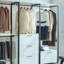 Walk In Closet - Rangement très profond, cadre en métal, système To Damage White avec options de cadre, dommages, 2 fois plus épais
