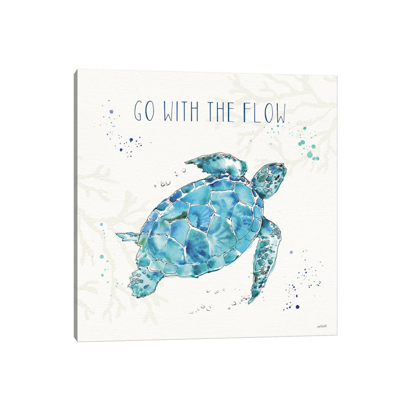 Deep Sea IV by Anne Tavoletti - Wrapped Canvas Print, 93.98 cm H x 93.98 cm W