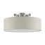 Plafonnier semi-encastré 3 lumières 17 po Zeidi-335605160