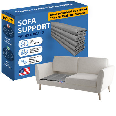 Heavy Duty Premium Couch Cushion Support Board to Fix Sagging Sofas, Under Sofa-Seat, Thick Wood Boards Add Strong Seat Supports, Replacement Stuffing