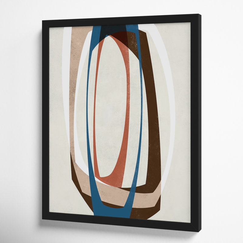 Orbit 3 by Jacques Pilon, Black Framed, 20" H x 16" W
