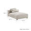 Chaise longue rembourrée en velours côtelé Solace-101323710