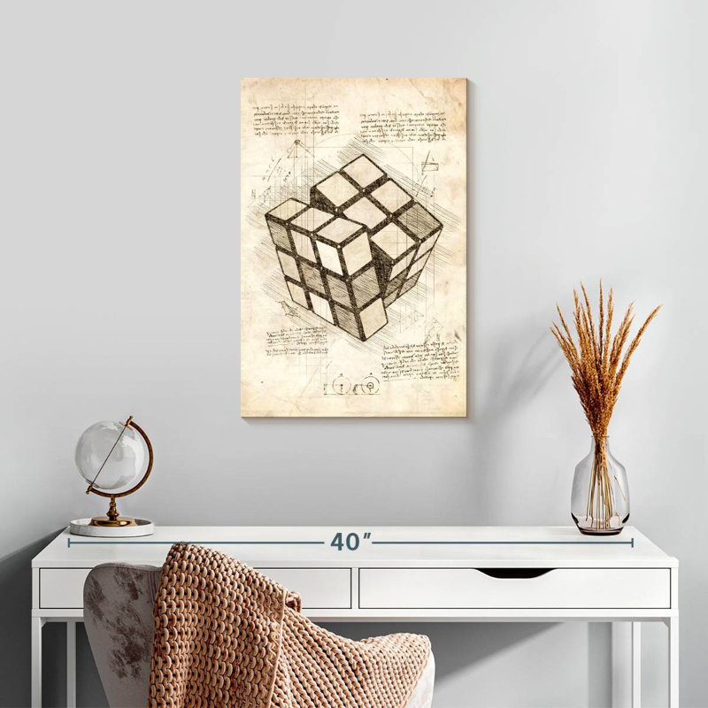 Laelle Rubik's Cube, 24" H x 16" W