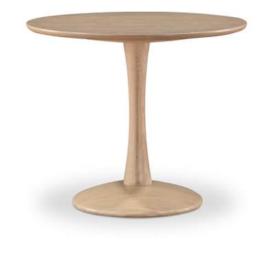 Khup Round Solid Wood Base Dining Table