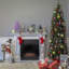 Kingswood Pencil 9' Green Fir Artificial Christmas Tree with 500 Clear Lights with Stand-144729979