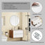 Meuble-lavabo mural 32 po