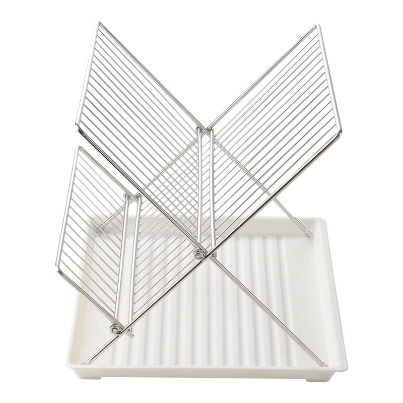 Adjustable Countertop Dish Rack, Stainless Steel