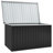 vidaXL Storage Box Anthracite Galvanized Steel, Plastic Large-61080671-130063922