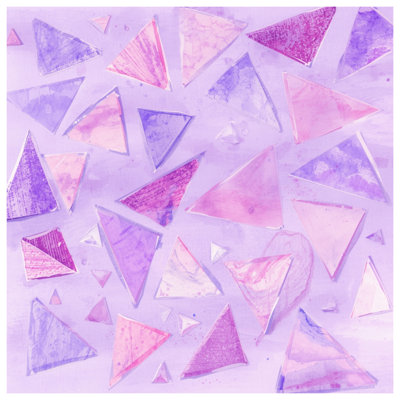 Triangular Abstract Shapes Comforter