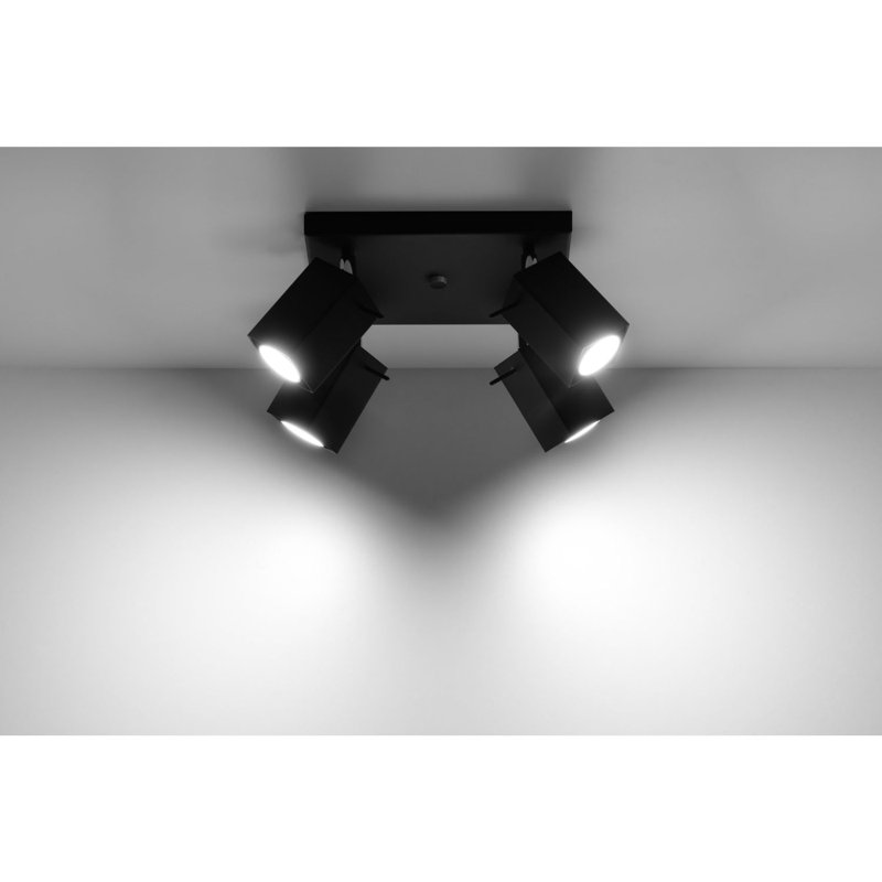 Cardiff Flush Mount, Black