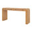 Riviera Modern Ash Veneer Console Table With 2 Drawers And Industrial Metal Handles-119666848
