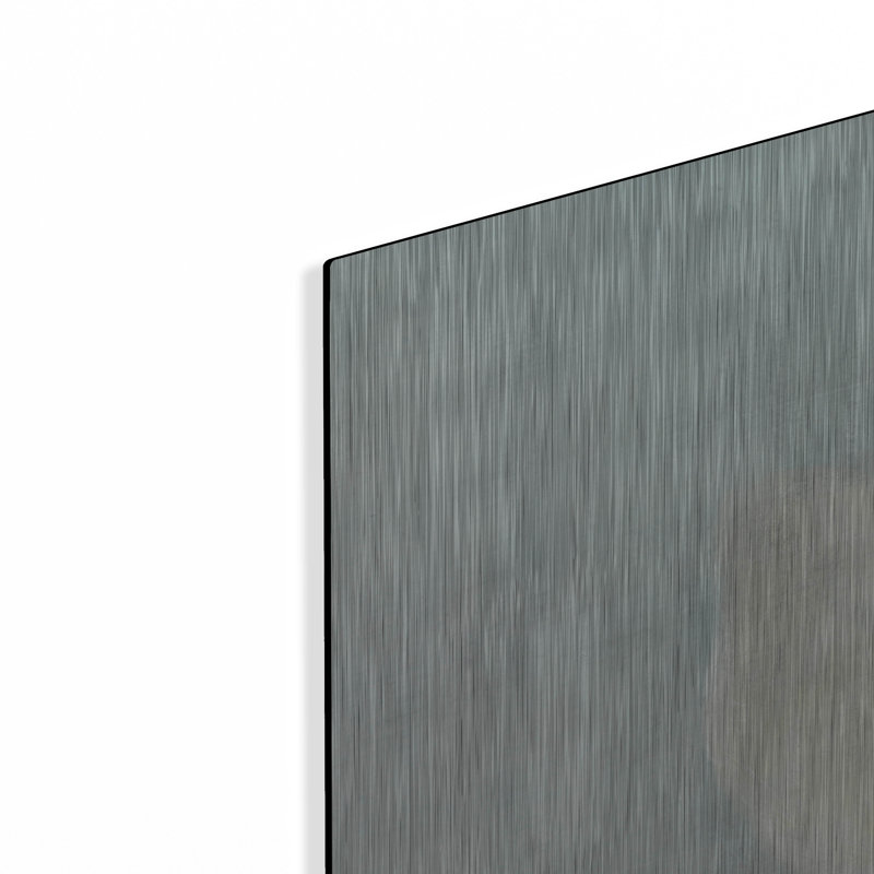 Art mural en métal luxueux «Single White Magnolia» par Danhui Nai, H 36 po x l 36 po