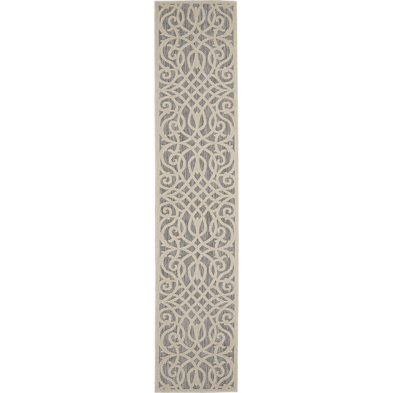 Tapis gris Therese, Tapis de couloir 2 pi 2 po x 10 pi